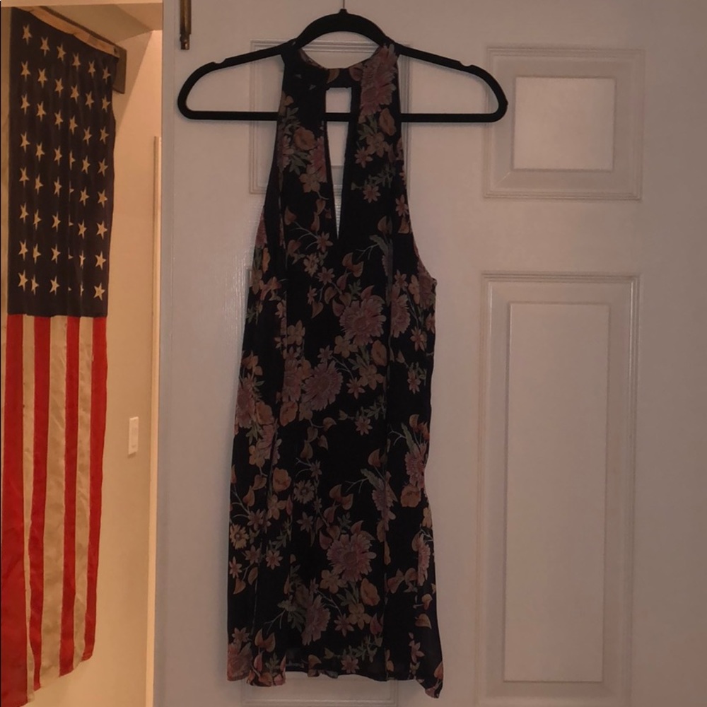 Mini floral dress